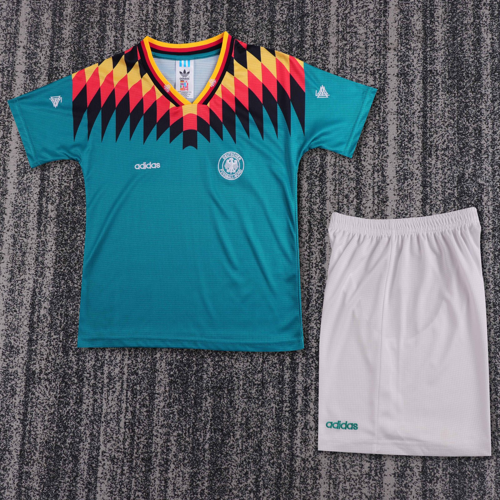 1994 Germany Away Retro Shirt - Kids Sizes