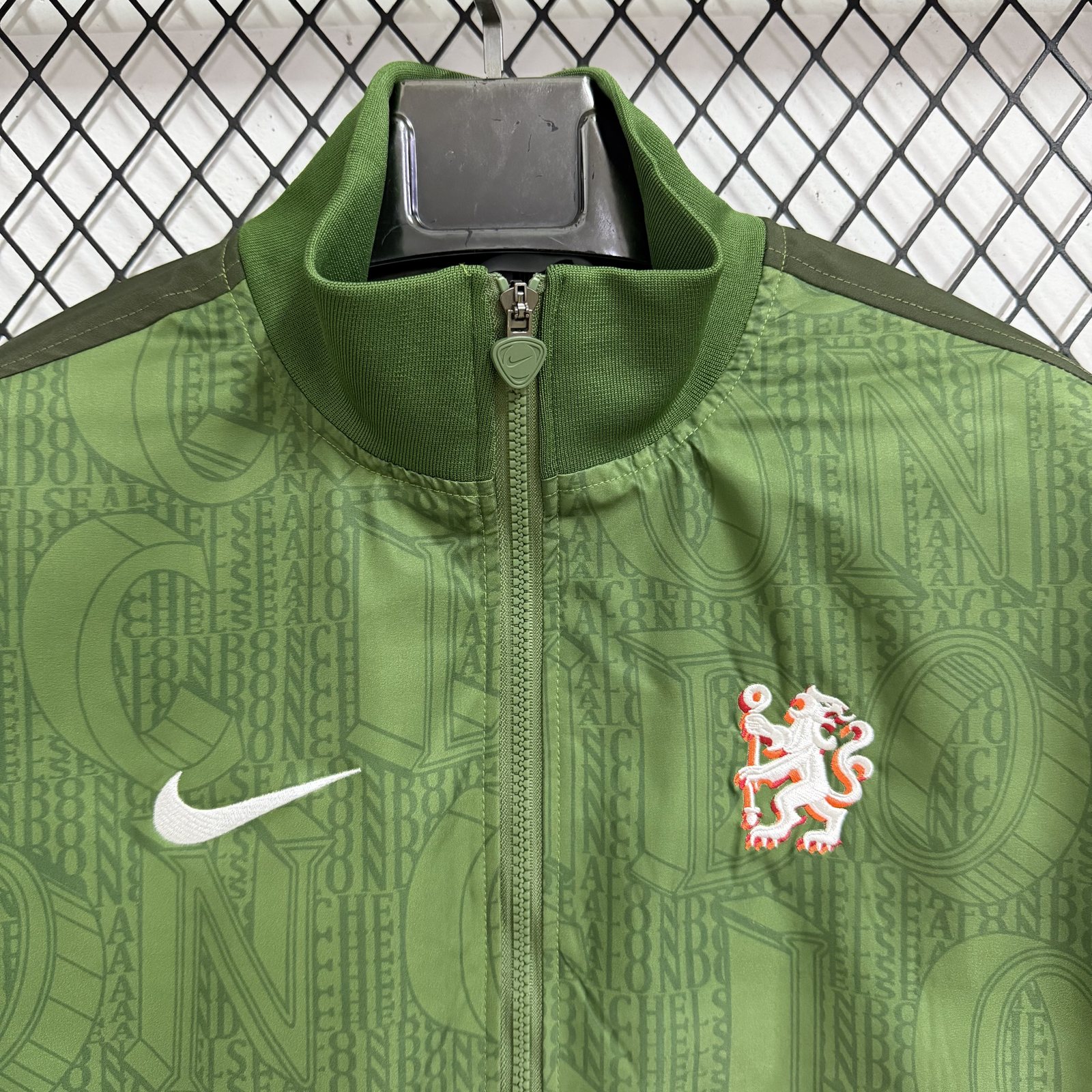 2025-26 Chelsea Green Waterproof Training Windbreaker