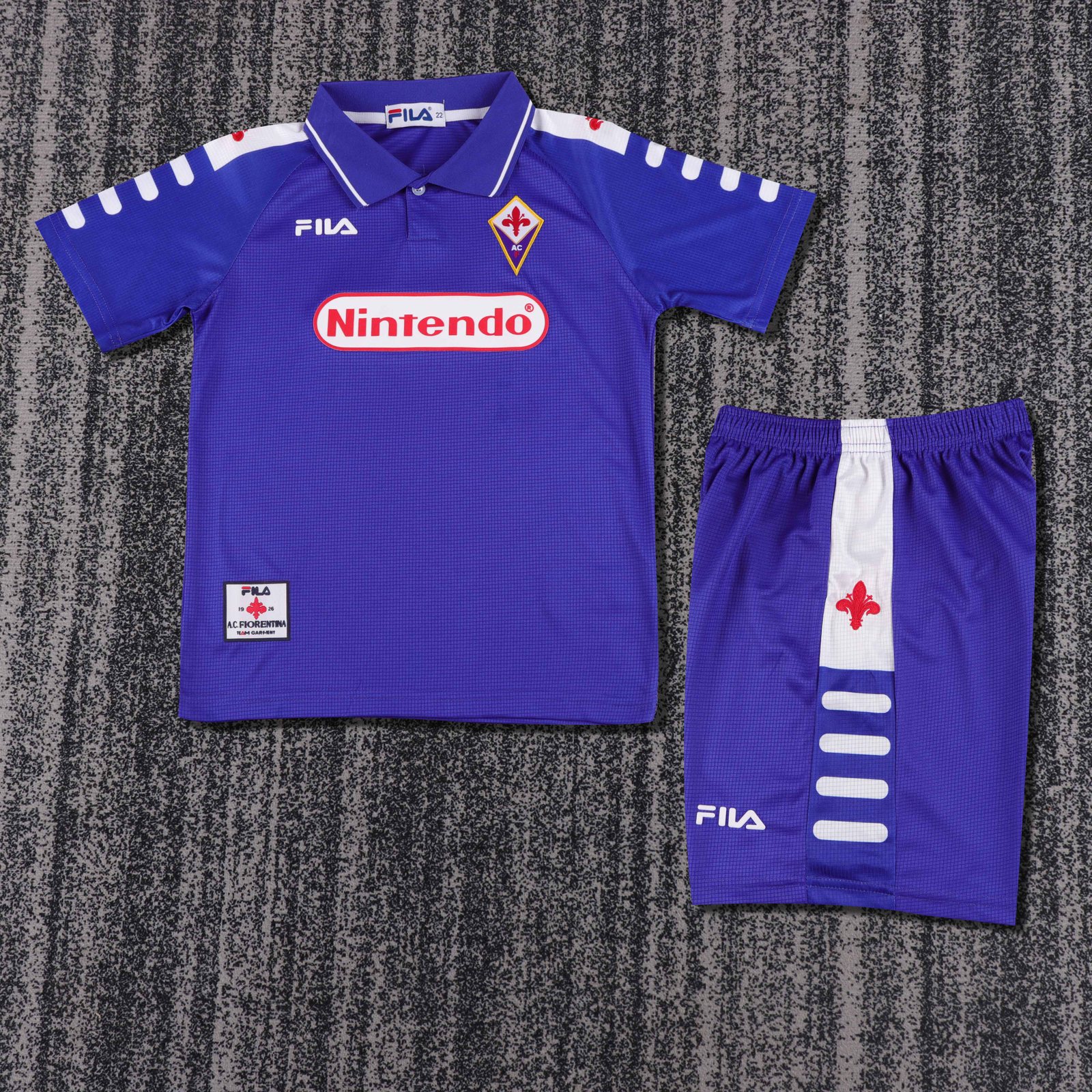 1998-99 Fiorentina Home Retro Shirt - Kids