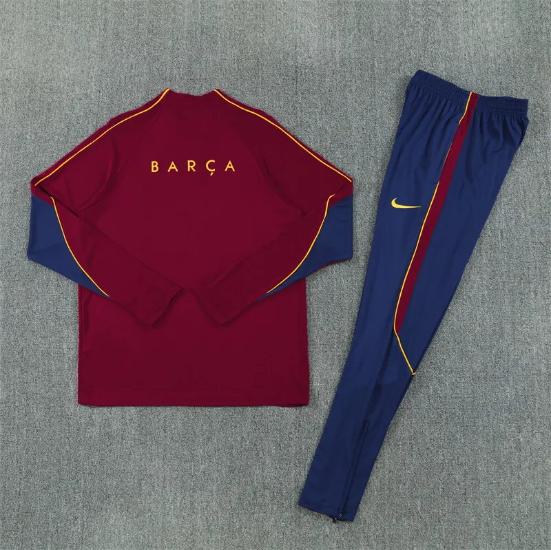 2026-27 Barcelona Red Half-Zip Training Jersey