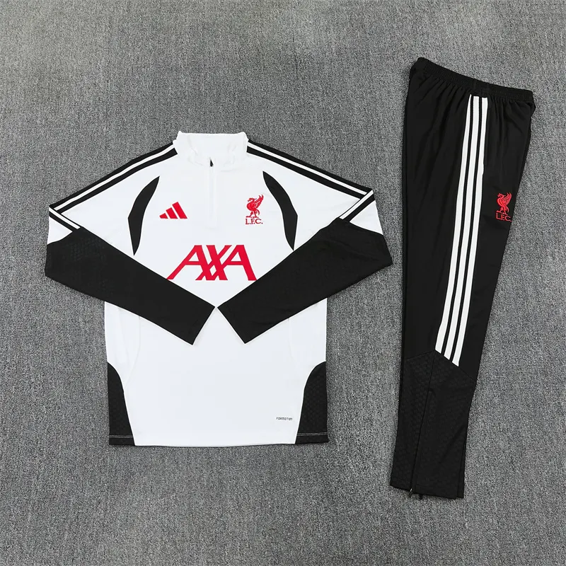 2026-27 Liverpool White Half-Zip Training Kit