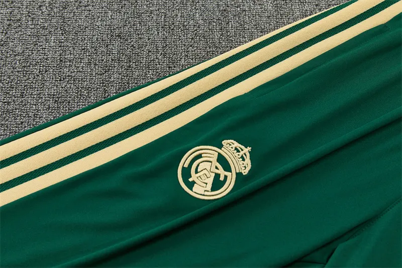 2026-27 Real Madrid Green Half-Zip Training Jersey