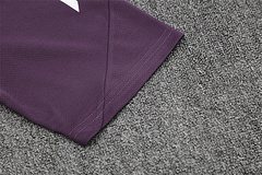 2025-26 Manchester United purple short-sleeved training shirt