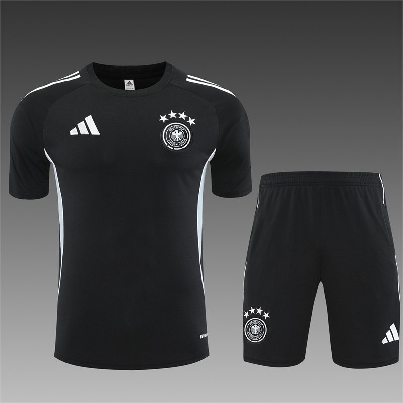 2025-26 Germany Black Short-Sleeve Training Jersey