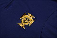 2025-26 Portugal Royal Blue Half-Pull Training Jersey