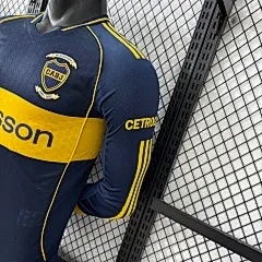 2025-26 Boca Juniors Home Long-Sleeve Jersey - Player Version