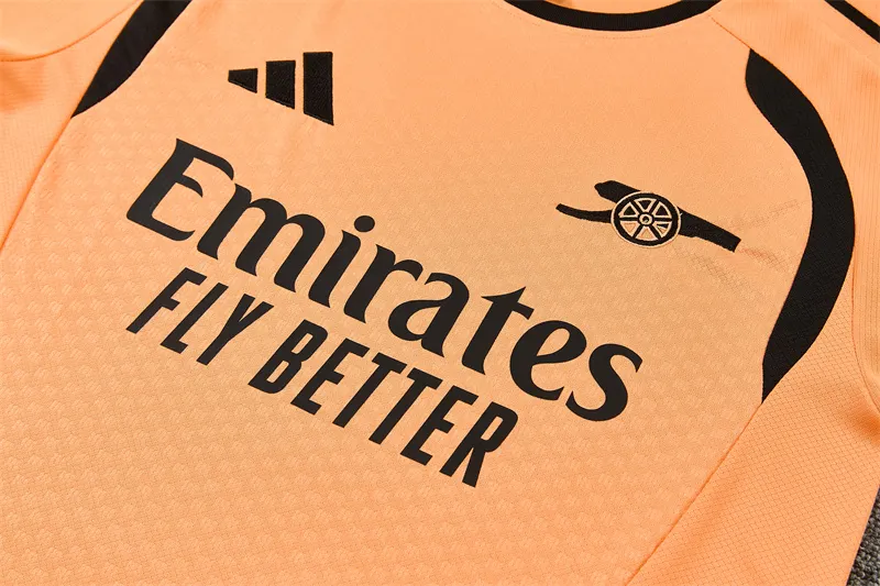 2026-27 Arsenal Orange Short-Sleeve Training Jersey