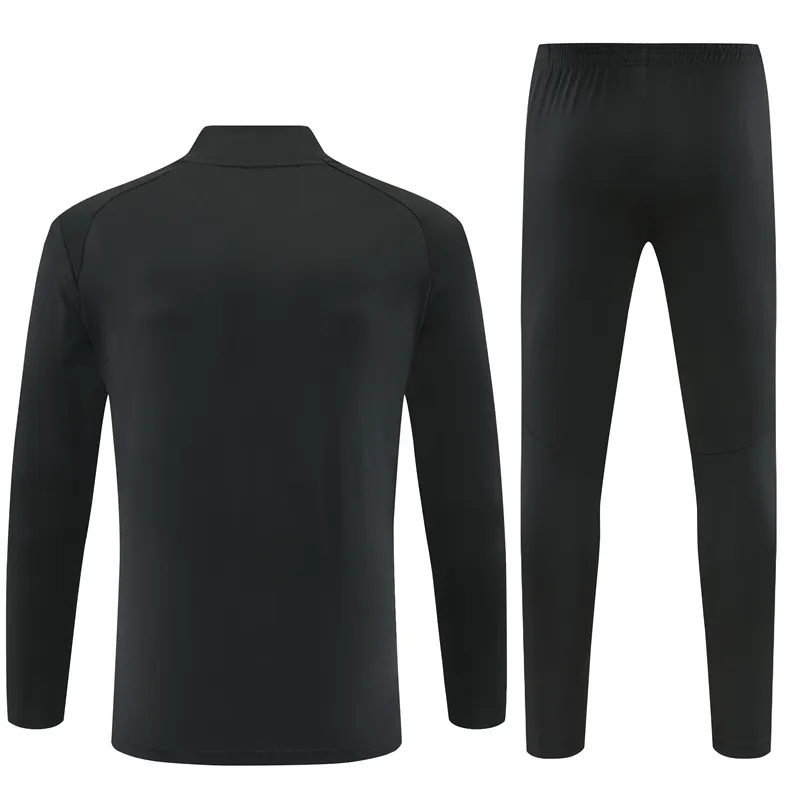 2026-27 AC Milan Black Half-Zip Long-Sleeve Training Jersey