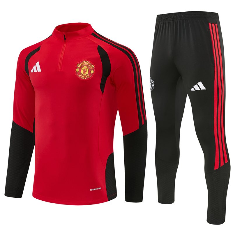 2026-27 Manchester United Red Half-Zip Training Jersey