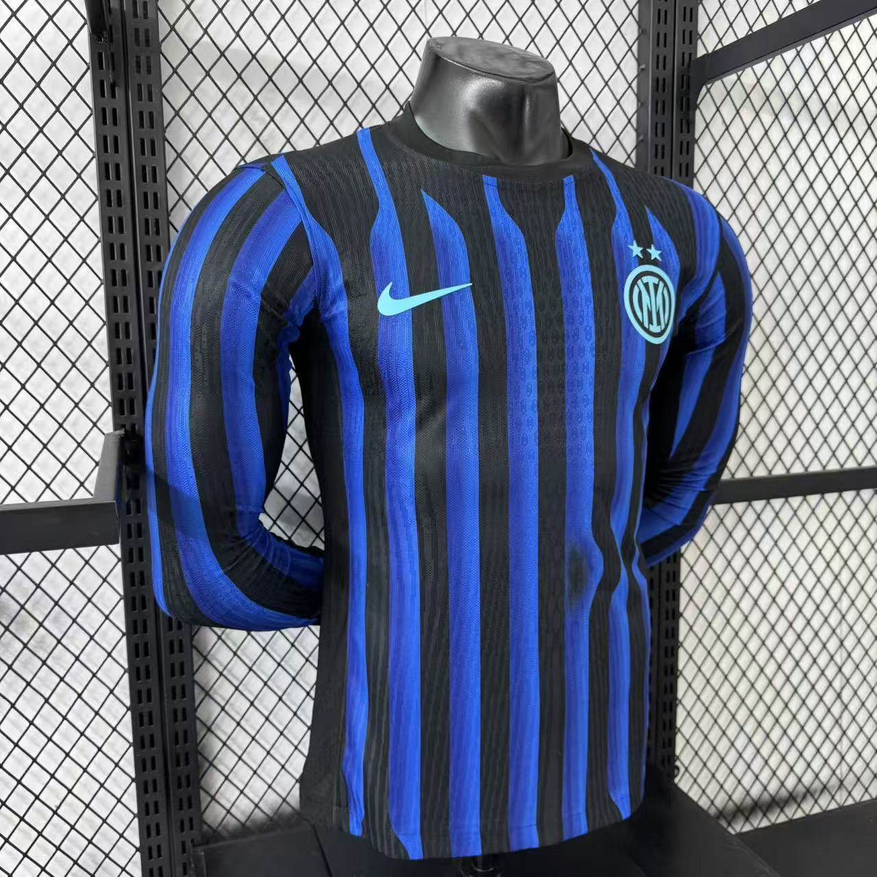 2025-26 Inter Milan Home Long-Sleeve Jersey - Player Version