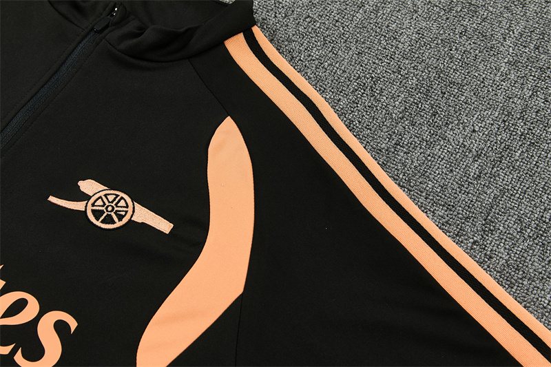 2026-27 Arsenal Black Half-Zip Training Kit