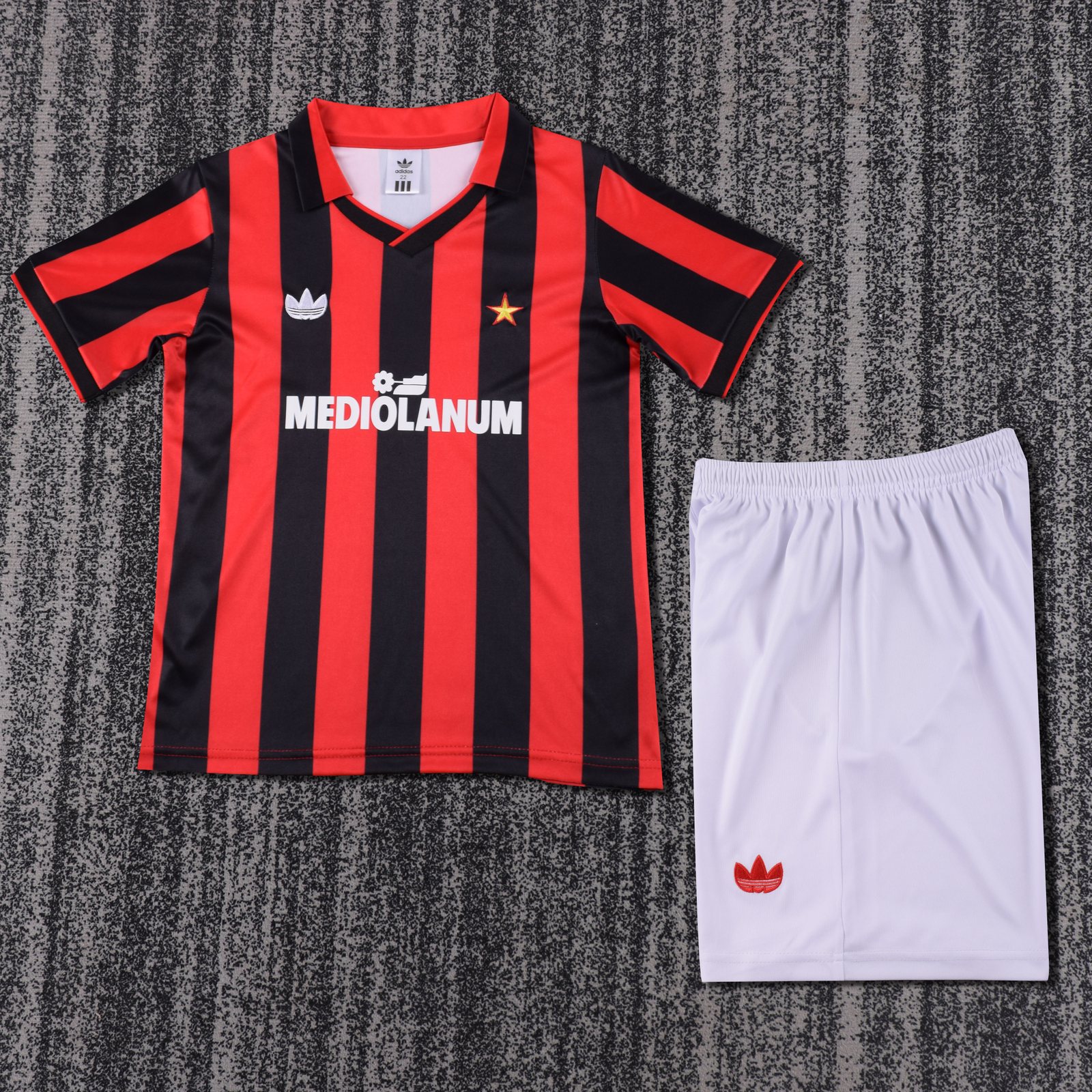 1990-91 AC Home Retro Shirt - Kids