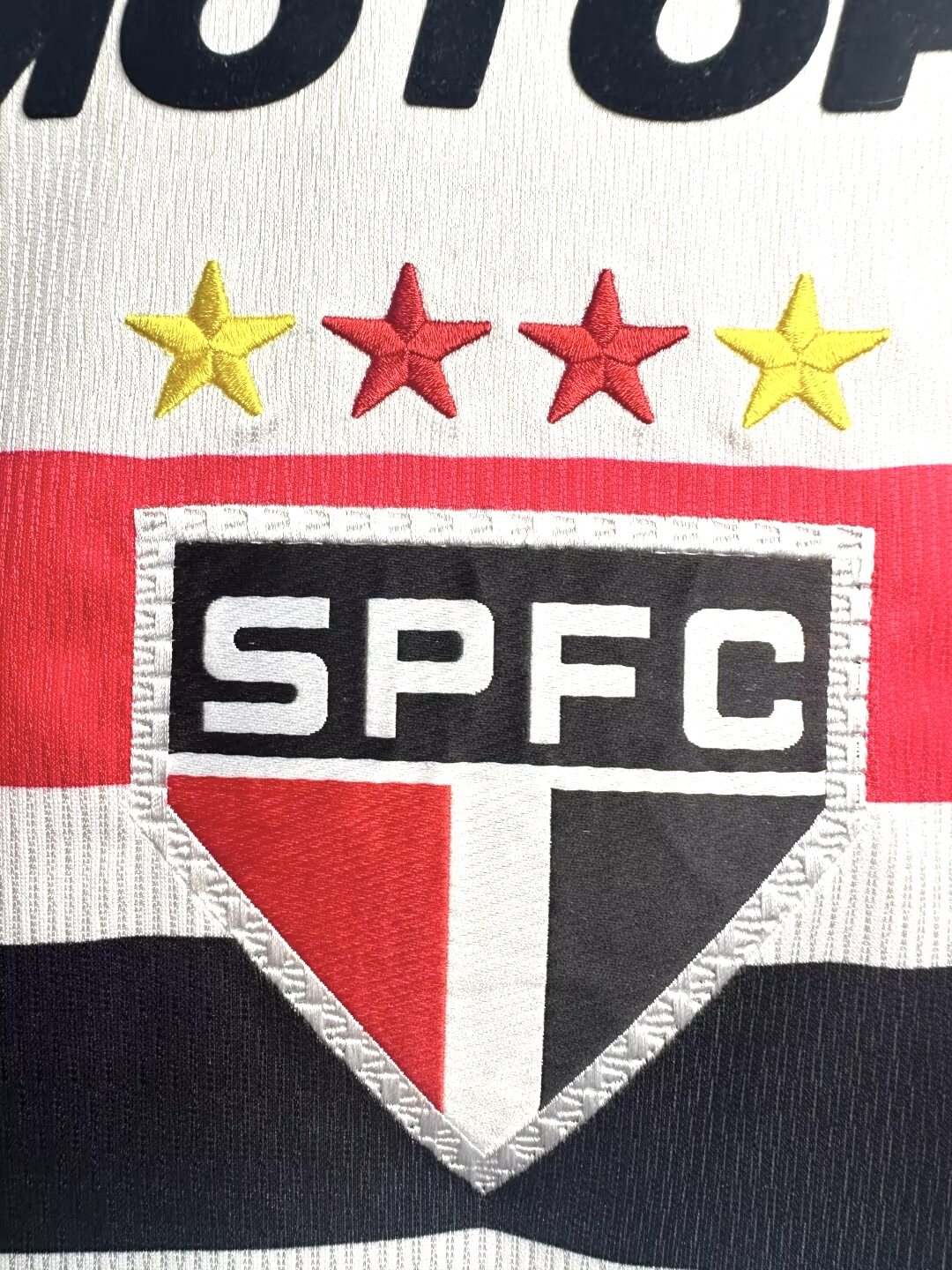 2000 Sao Paulo home retro jersey with collar