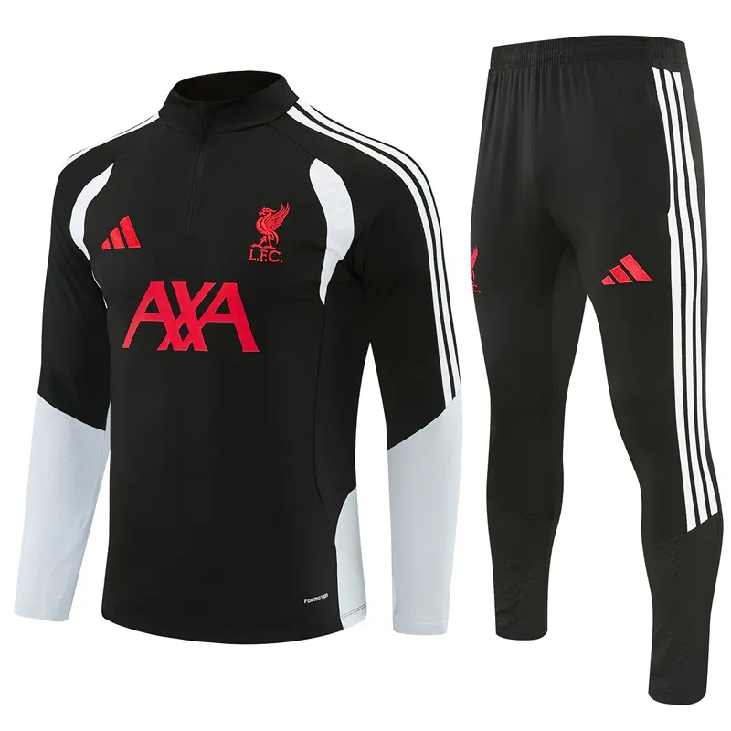 2026-27 Liverpool Black Half-Zip Training Jersey