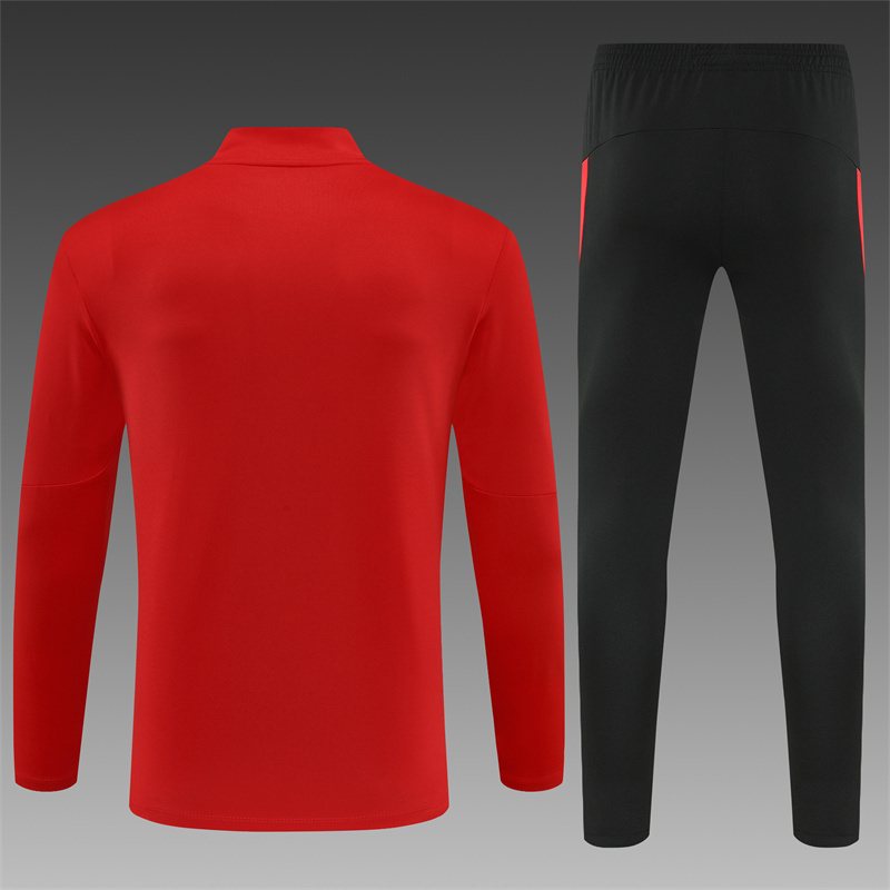 2025-26 Portugal Red Half-Zip Training Jersey