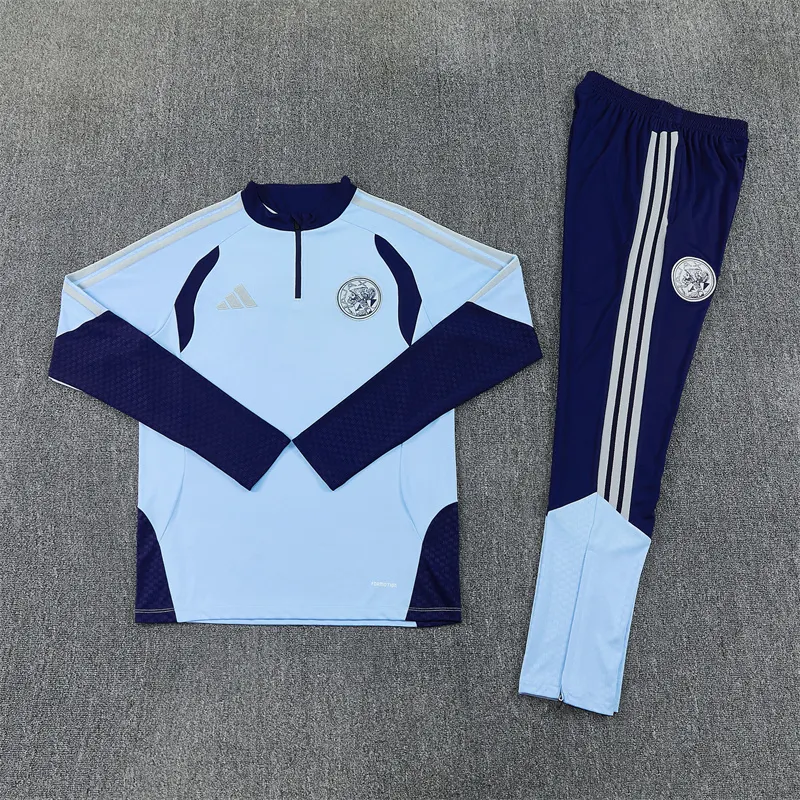 2026-27 Ajax Light Blue Half-Zip Training Suit