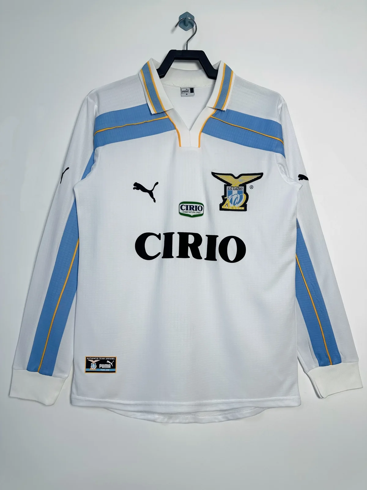 1998–00 Lazio Second Away Retro Long-Sleeve Jersey