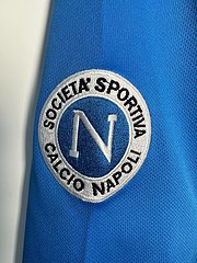 1987-88 Napoli Home Long Sleeve Retro Jersey
