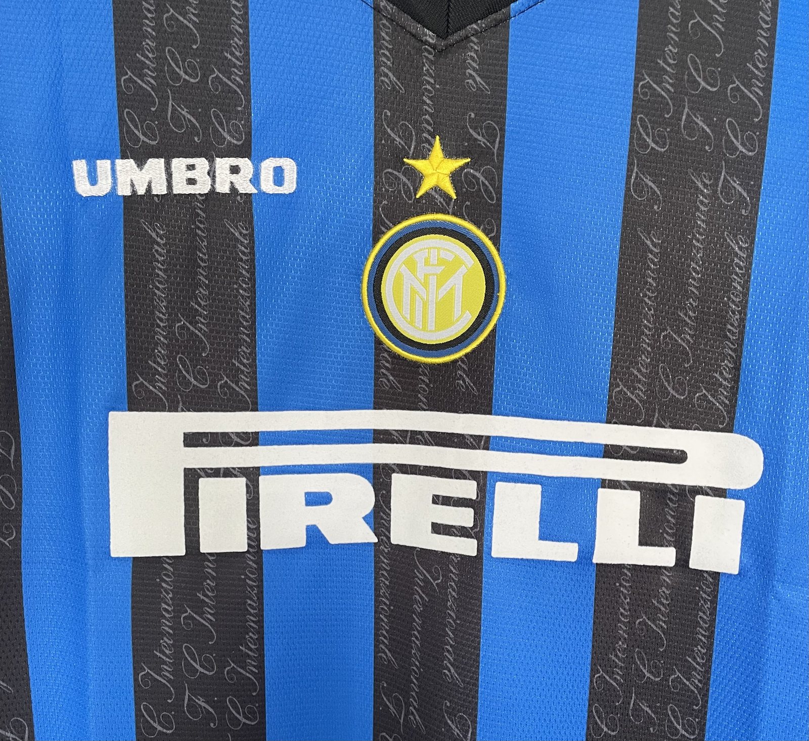 1997-98 Inter Milan Home Long Sleeve Retro Jersey