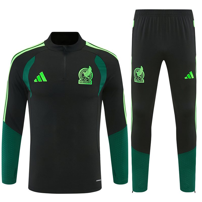2026-27 Mexico Black Half-Zip Training Jersey