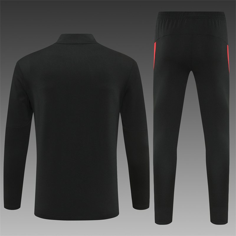 2025-26 Portugal Black Half-Zip Training Jersey