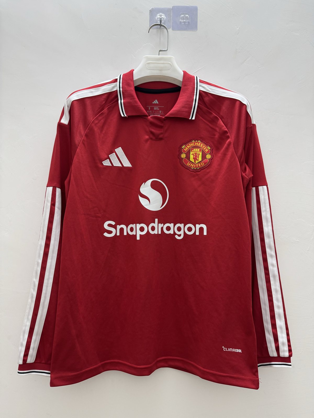 2026-27 Manchester United Home Long-Sleeve Jersey - Fan Edition
