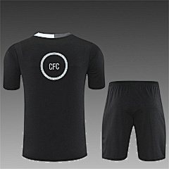 2025-26 Chelsea Black T90 Short Sleeve Training Shirt