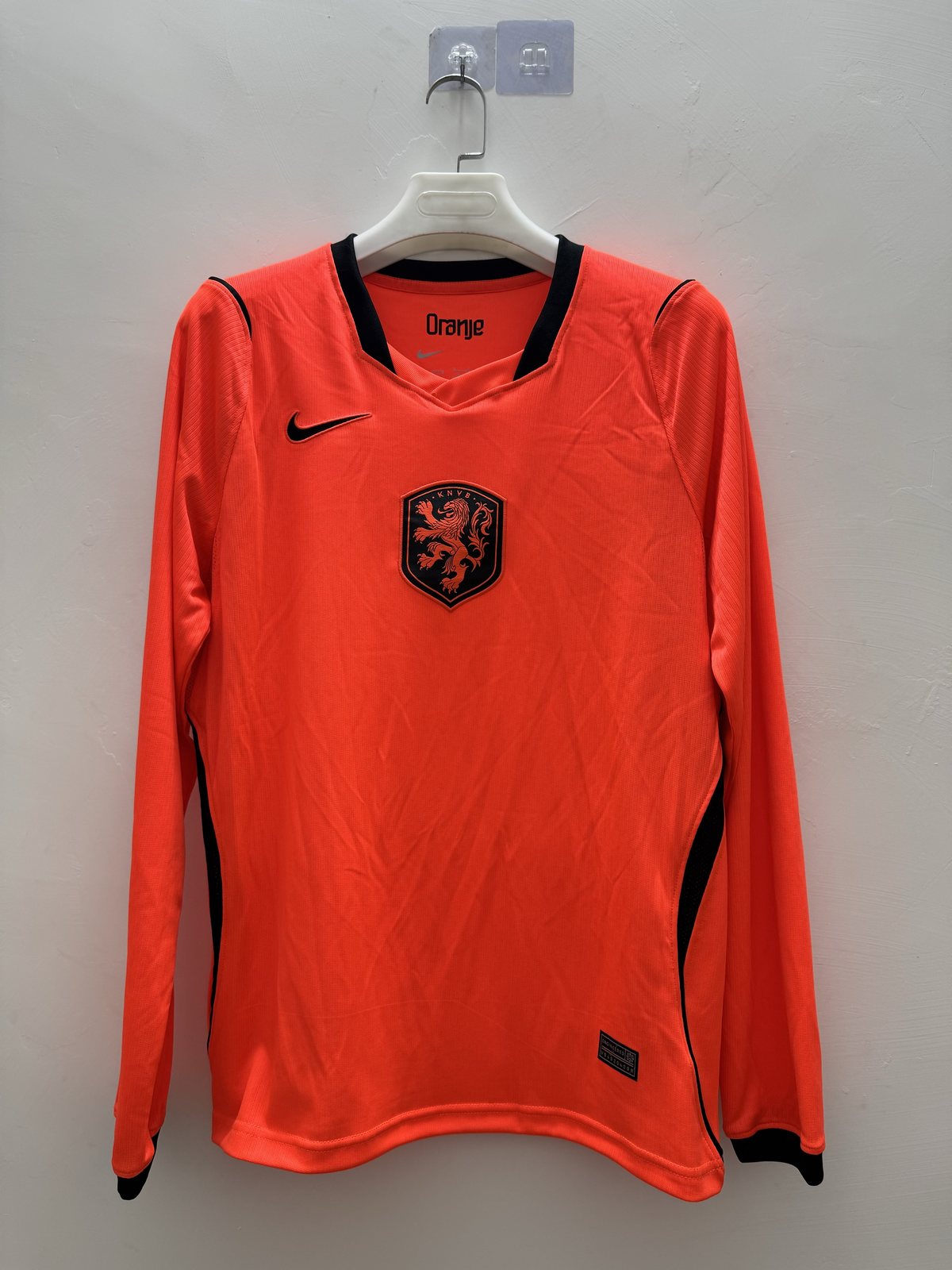 2026-27 Netherlands Home Long-Sleeve Jersey - Fan Edition