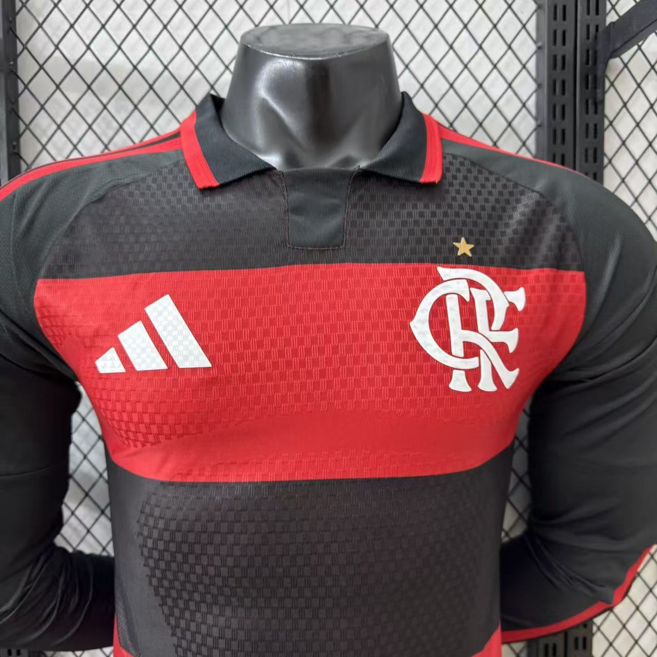 2026-27 Flamengo Home Long-Sleeve Jersey - Player Version