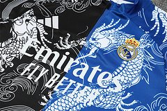 2025-26 Real Madrid Black and Blue Special Edition Half-Draw Training Jersey