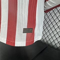 2025-26 Atletico Madrid Home Long Sleeve Shirt - Player Edition