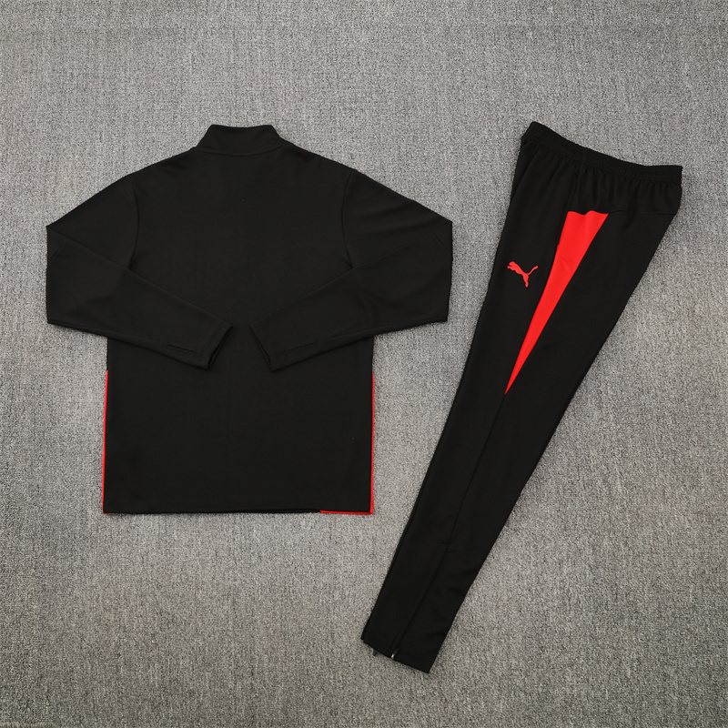 2025-26 Portugal Black Half-Zip Training Jersey