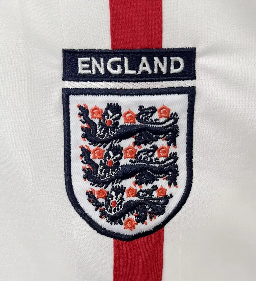 2002 England Home Retro Jersey