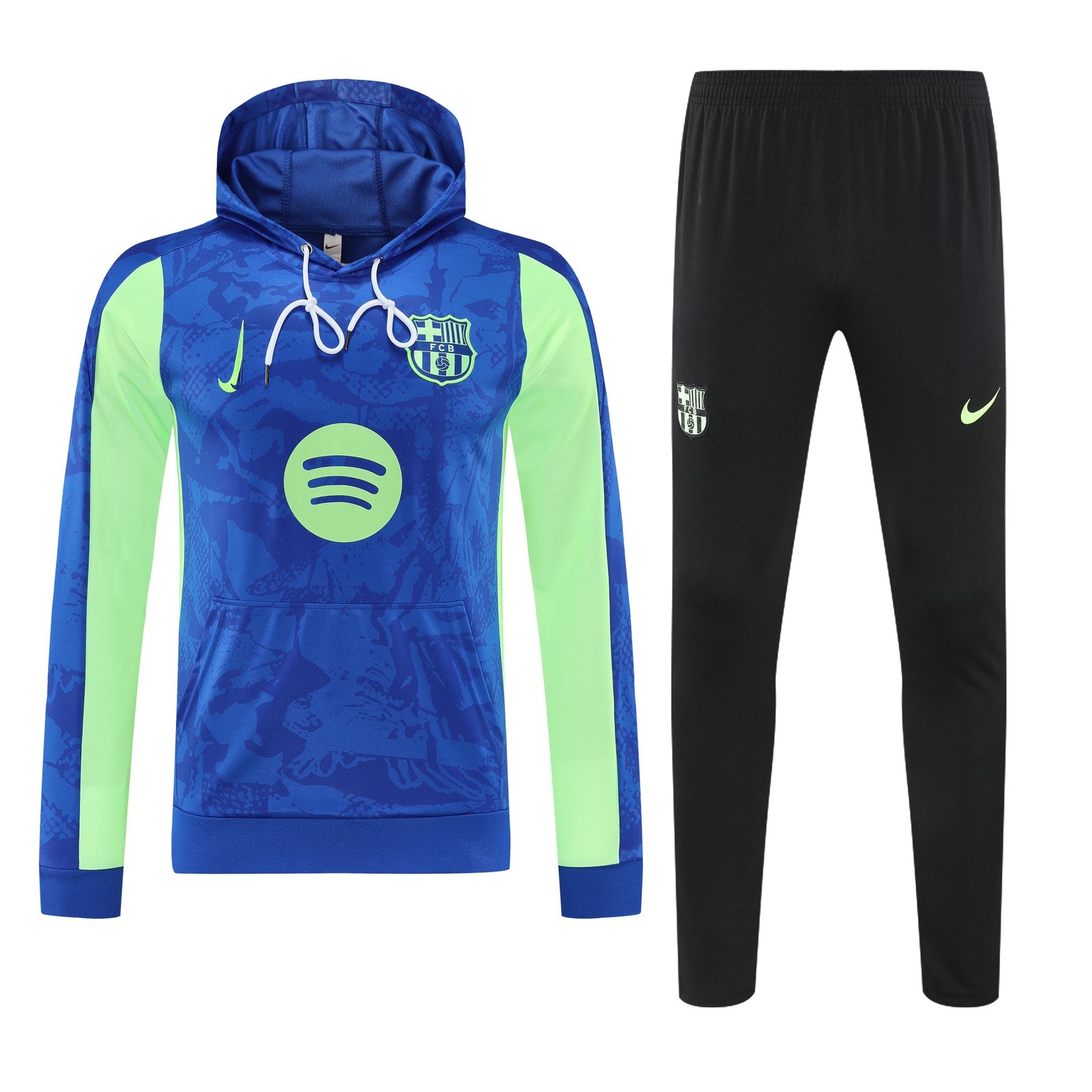 2025-26 Barcelona Blue Half-Zip Training Jersey