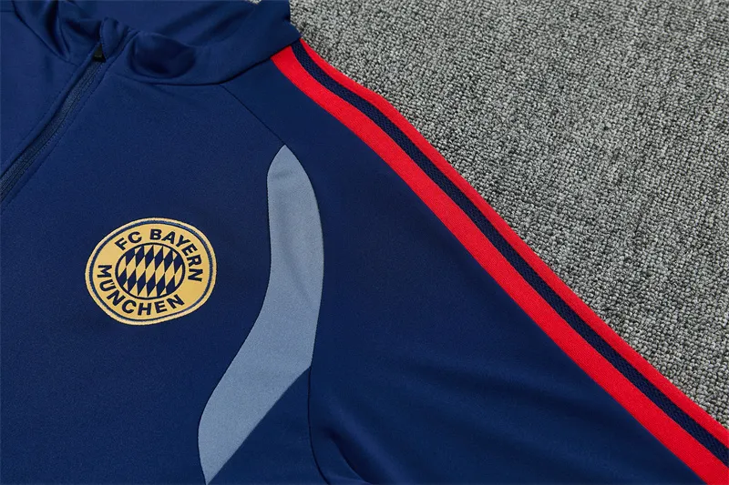 2026-27 Bayern Munich Royal Blue Half-Zip Training Jersey