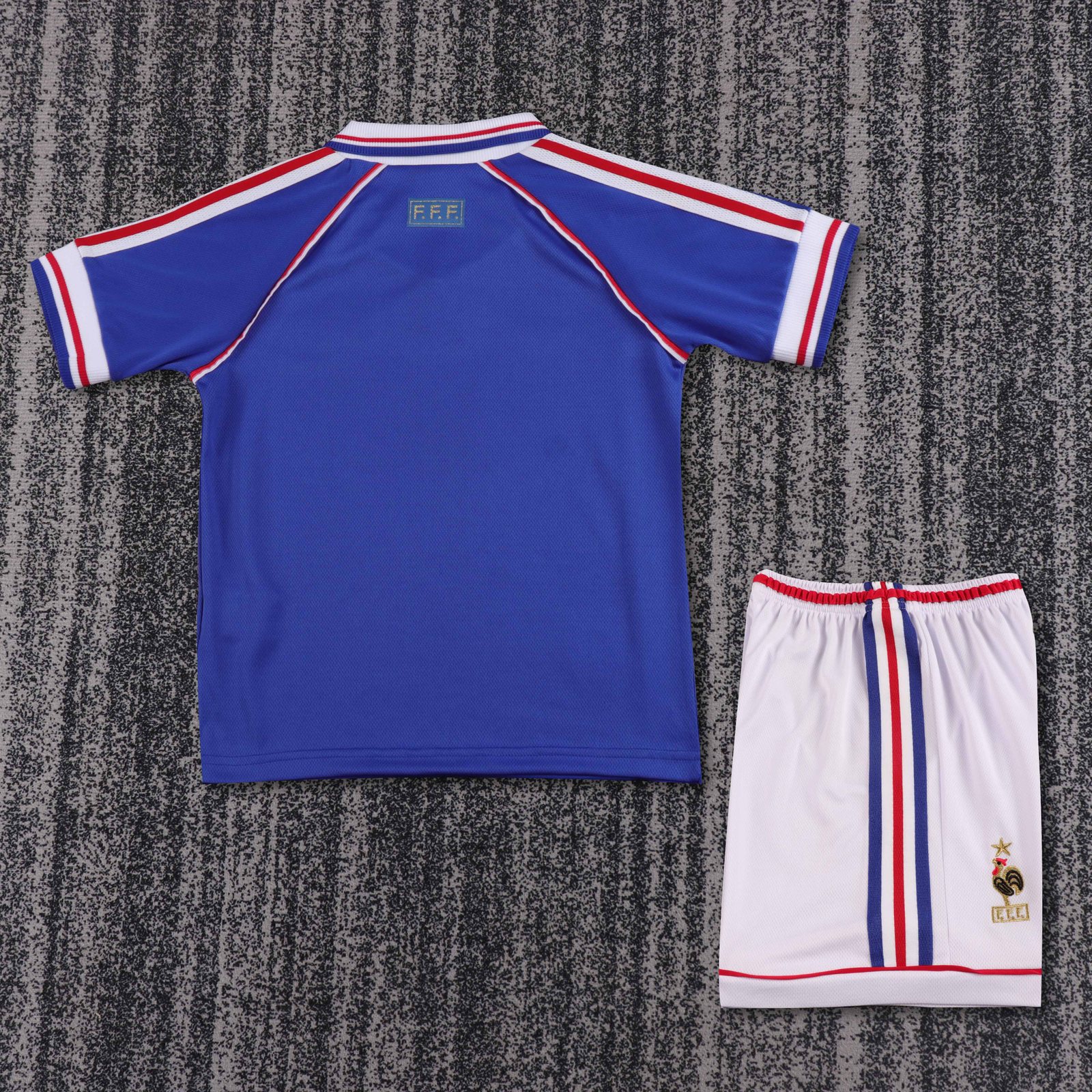 1998 France Home Retro Shirt - Kids Sizes