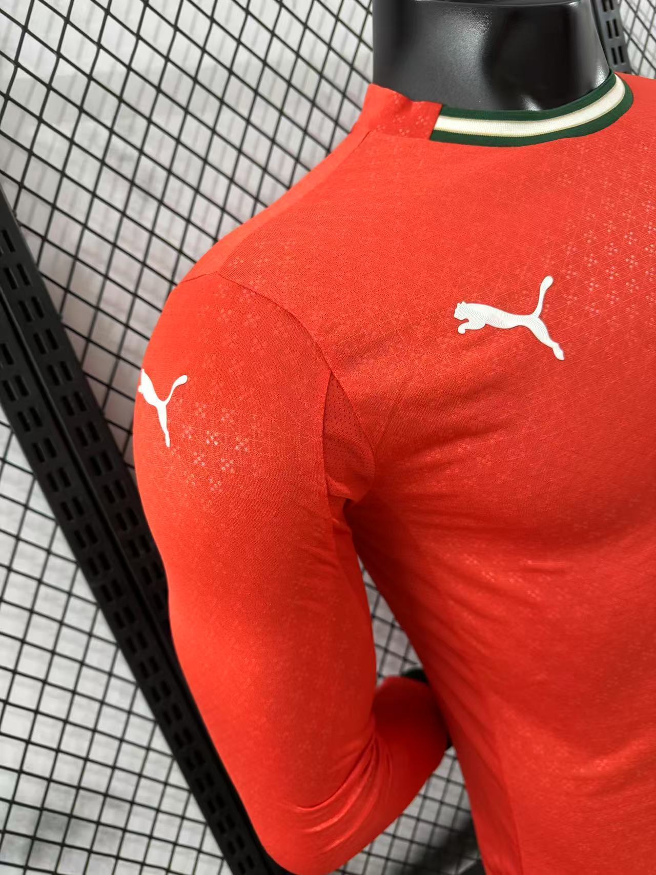 2025-26 Portugal Home Long-Sleeve Jersey - Player Version