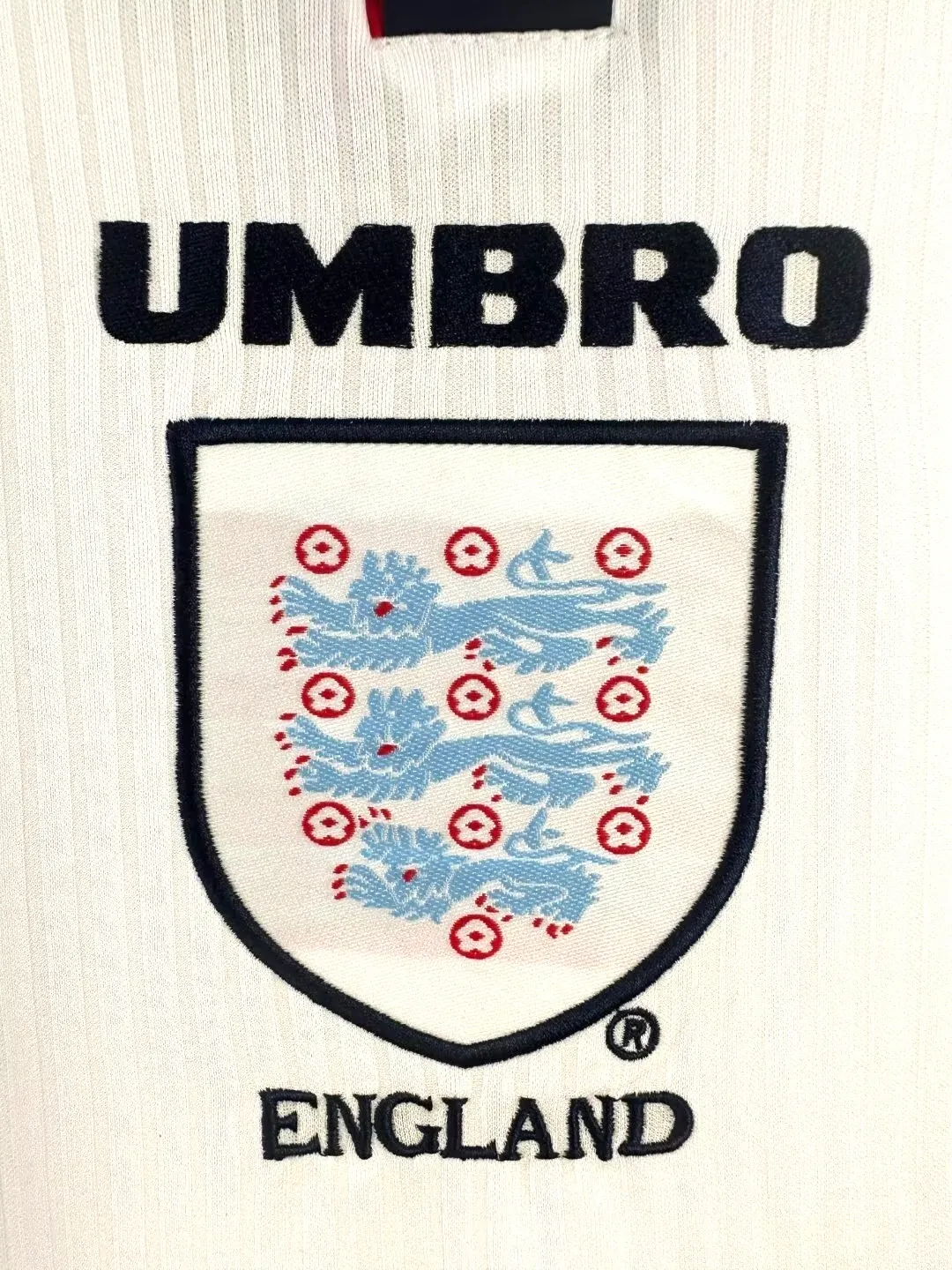 1998 England Home Long Sleeve Retro Jersey