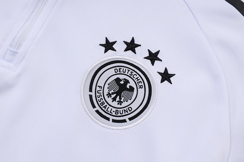2025-26 Germany White Half-Zip Training Jersey