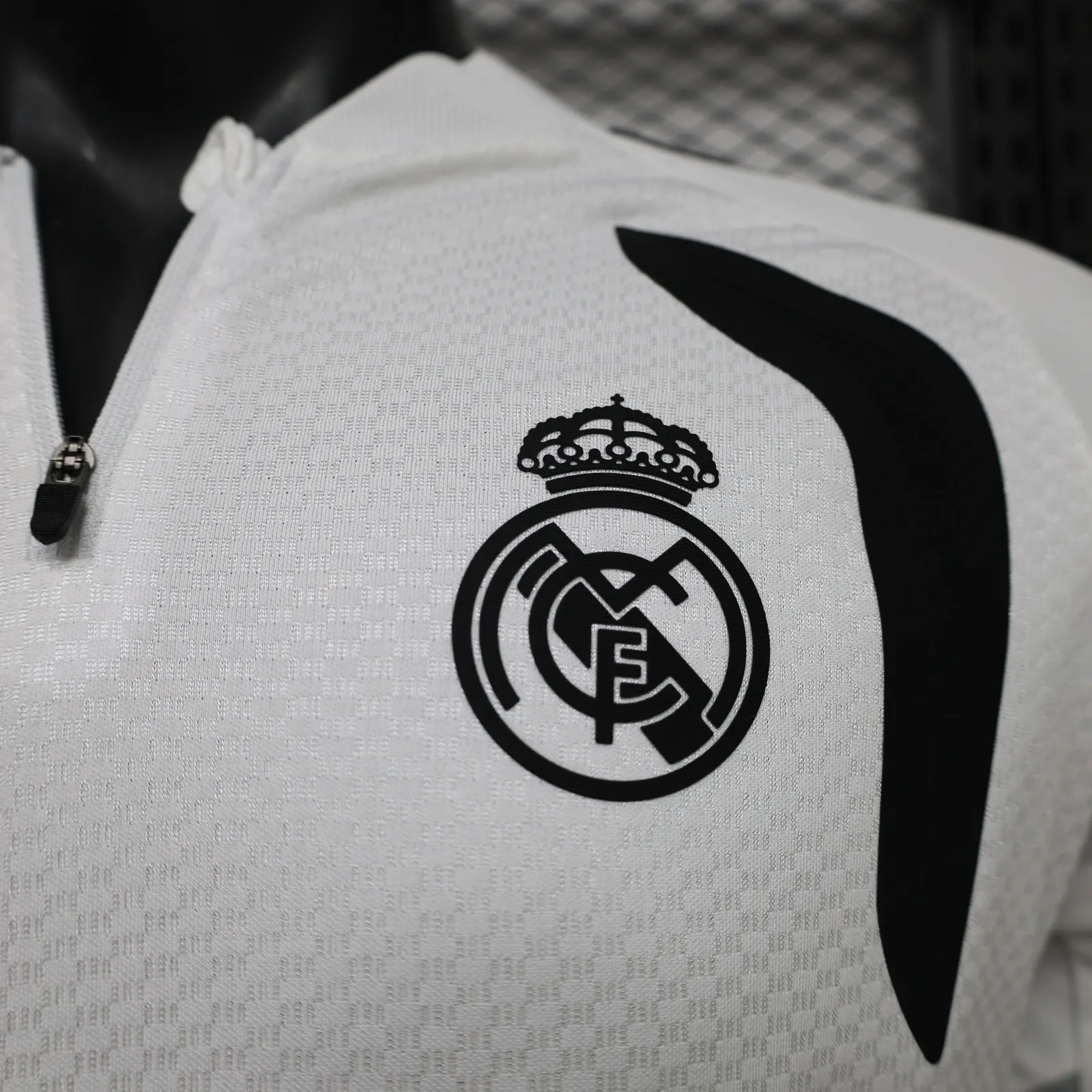 2026-27 Real Madrid Long-Sleeve Half-Zip Training Jersey – Player Version
