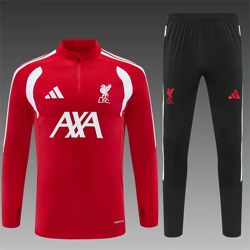 2026-27 Liverpool Red Half-Zip Training Kit