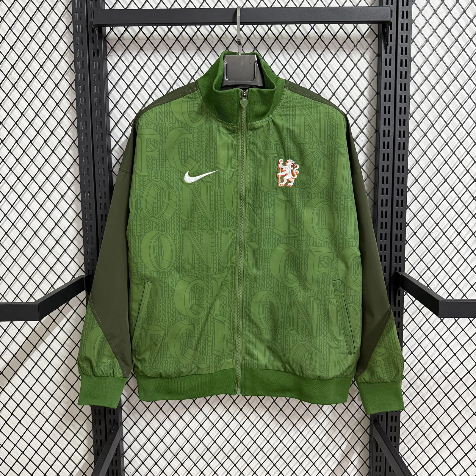 2025-26 Chelsea Green Waterproof Training Windbreaker