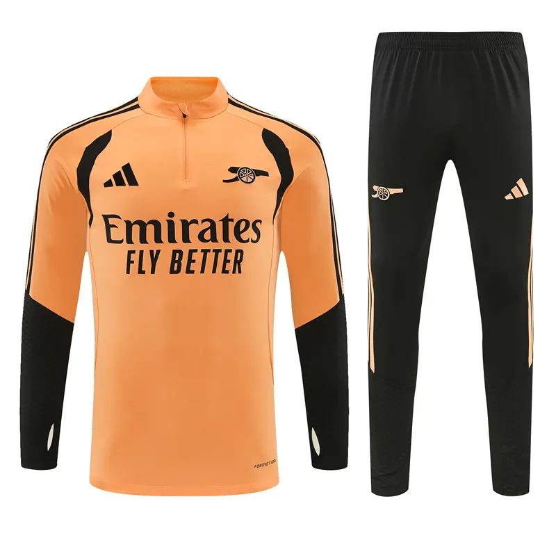 2026-27 Arsenal Orange Half-Zip Training Jersey