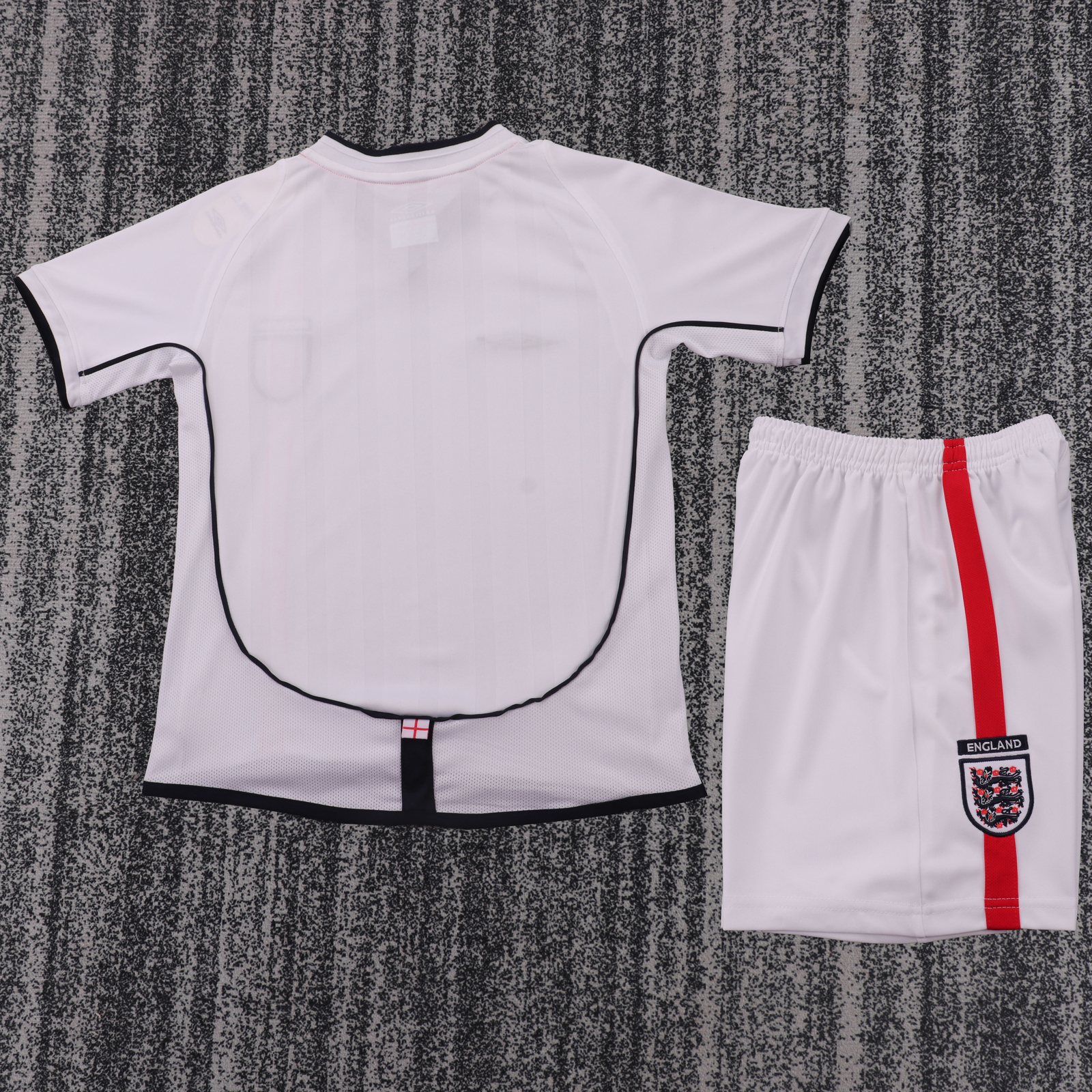 2002 England Home Retro Shirt – Kids