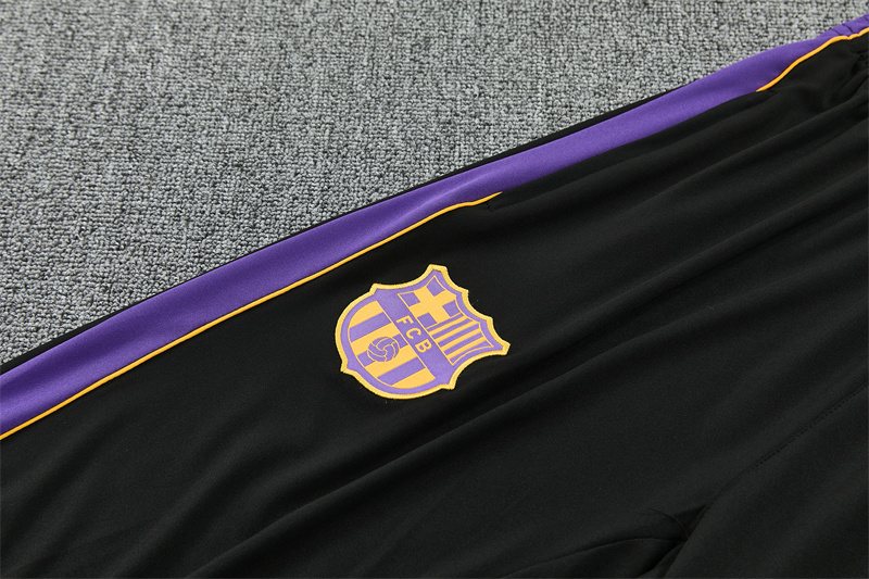 2026-27 Barcelona Black Half-Zip Training Jersey
