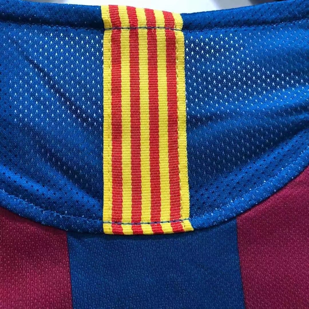 2005-06 Barcelona Home Retro Jersey - Champions League Edition
