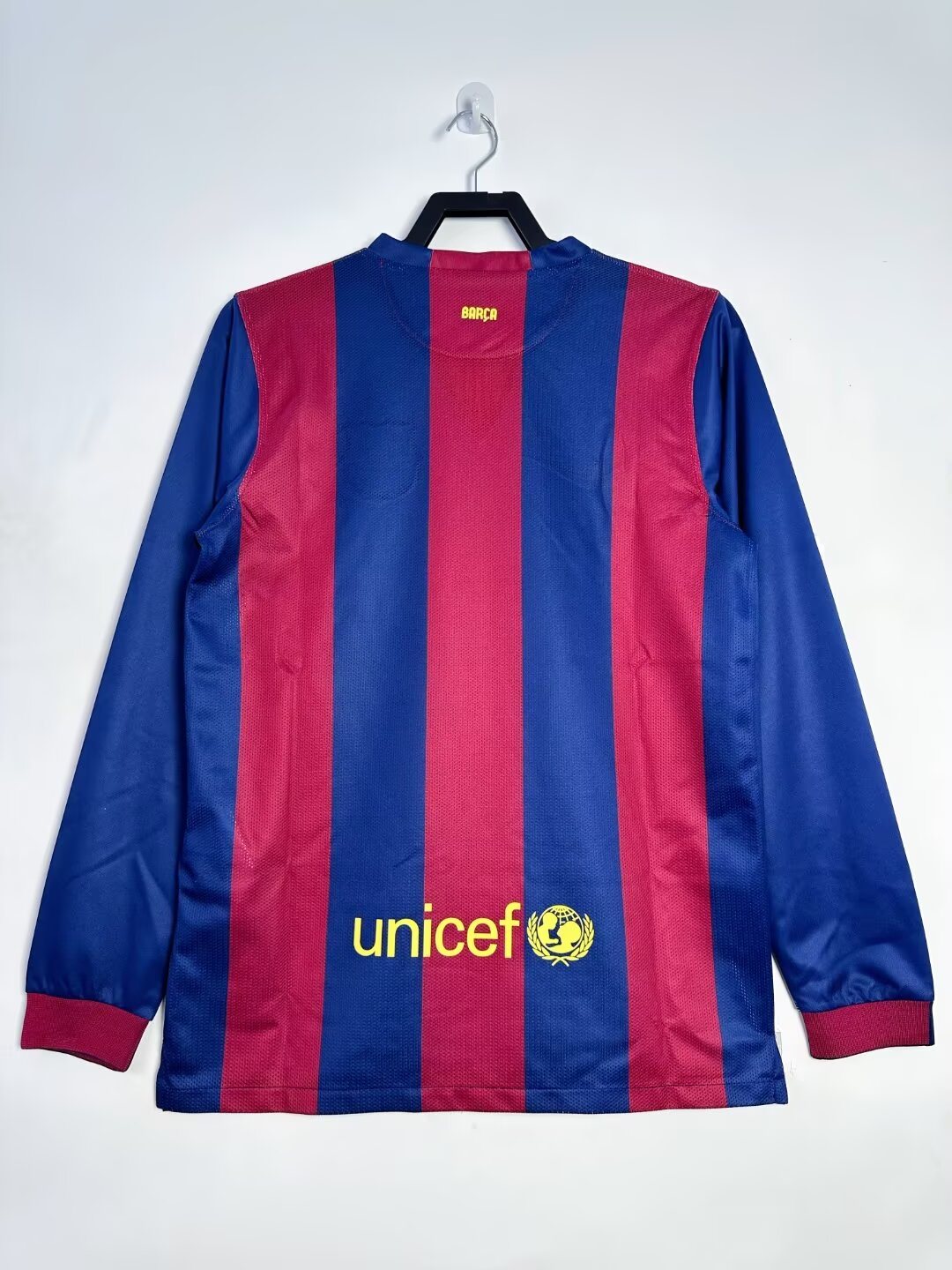 2014-15 Barcelona Home Long Sleeve Retro Jersey