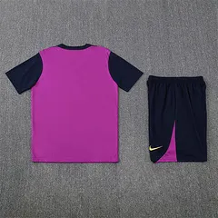 2025-26 Barcelona purple short-sleeved training jersey