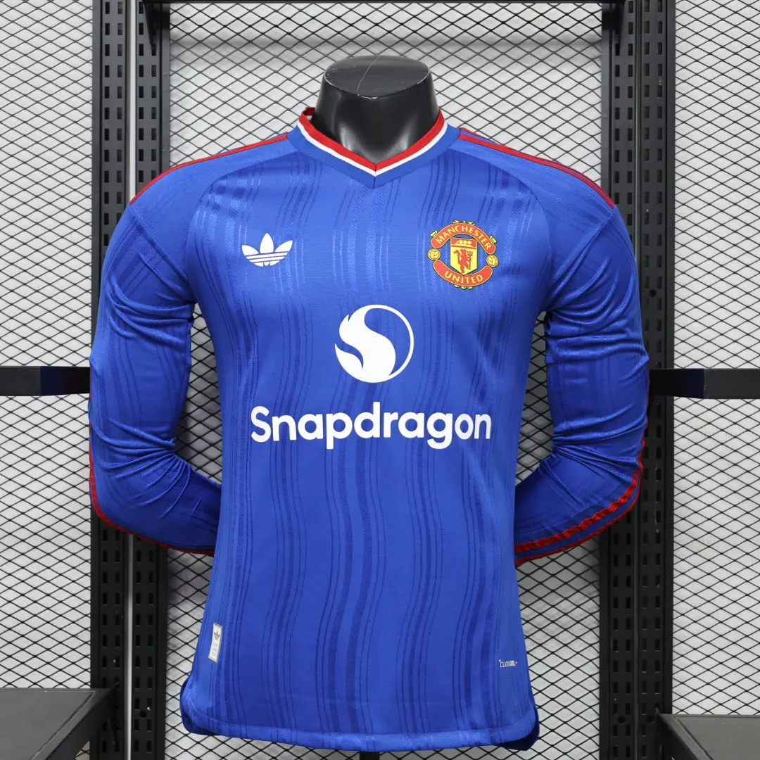 2026-27 Manchester United Away Long-Sleeve Jersey - Player Version