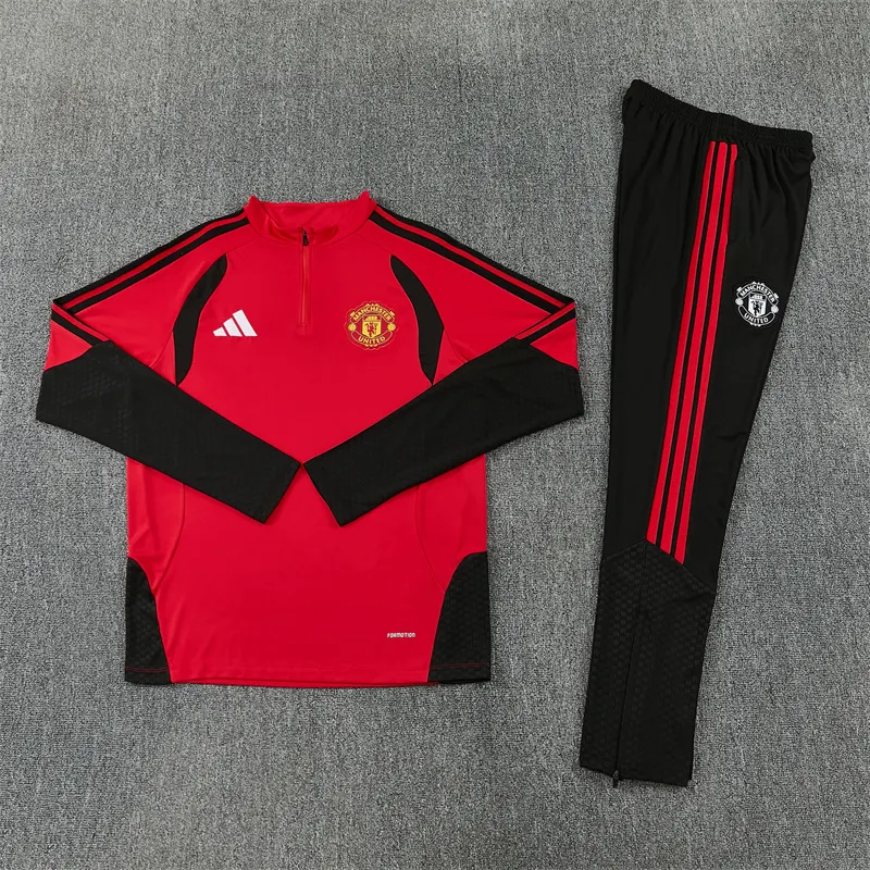 2026-27 Manchester United Red Half-Zip Training Jersey